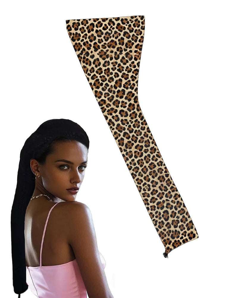 Neacus Hair Weave Sleeve for Locs - Fashionable Design Wraps The Hair In All Directions, Comfortable, Breathable and Elastic, Suitable for Black Women. (brown) - Image 1